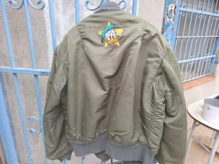 Cazadora Alpha Industries Verde Naranja