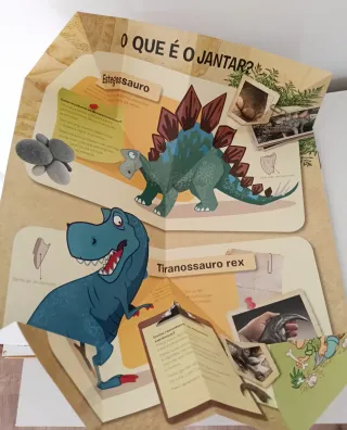 Atlas Desdobrável de Dinossauros