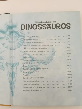 Atlas Desdobrável de Dinossauros