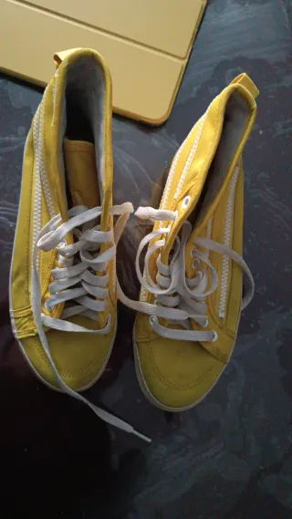 Scarpe sportive donna gialle