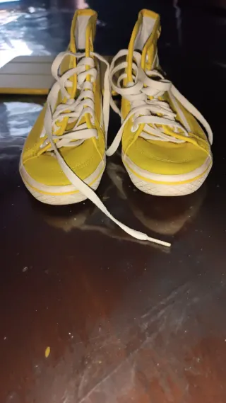 Scarpe sportive donna gialle