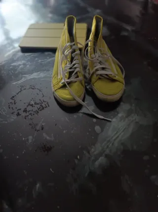 Scarpe sportive donna gialle