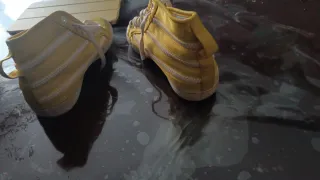 Scarpe sportive donna gialle