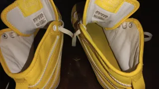 Scarpe sportive donna gialle