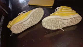 Scarpe sportive donna gialle