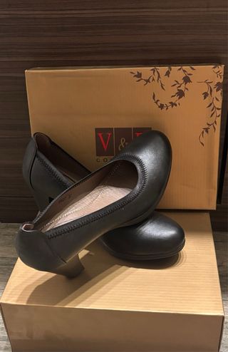 Zapatos de salón negros talla 37