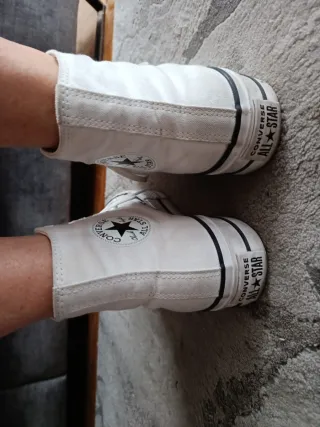 Converse Blancas Plataforma