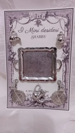 Riflessi d'Argento : set tè miniatura shabby chic