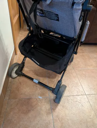 Carrito Bebé Nurse Jane Fly Rosa Gris