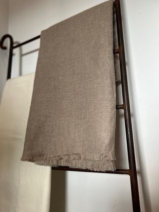 Toallero de hierro forjado con diseño espiral