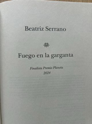 Fuego en la garganta