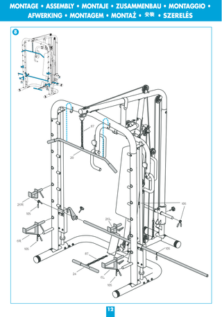 Equipo de Decathlon BM900 Gimnasio Multiusos