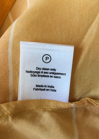 Top kimono de seda amarillo de Anthropologie XS