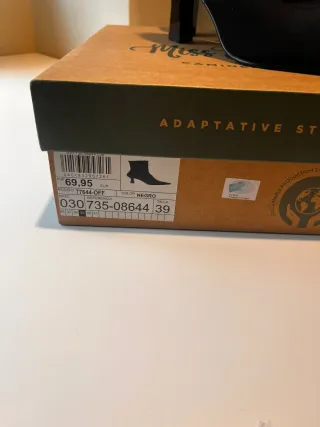 Botines elásticos negros talla 39