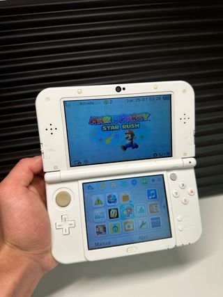 Nintendo 3DS XL Blanca + Juegos
