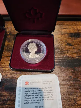 3 Dollari Canadesi in Argento 1977