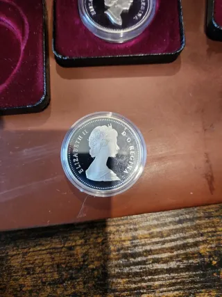 3 Dollari Canadesi in Argento 1977