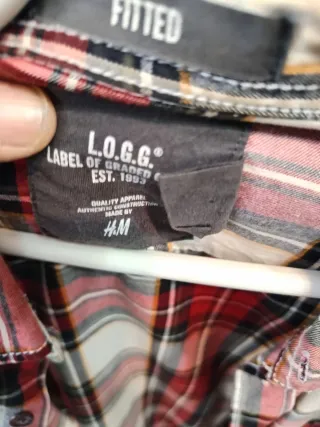 Camisa de cuadros hombre