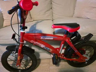Bici infantil roja Storm