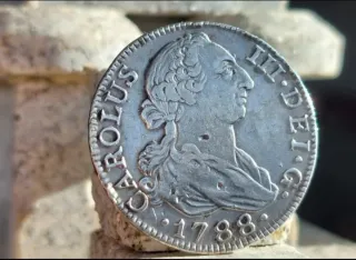 Lote 2 Reales Plata Felipe V 1723, Carlos III 1788