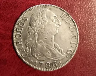 Lote 2 Reales Plata Felipe V 1723, Carlos III 1788