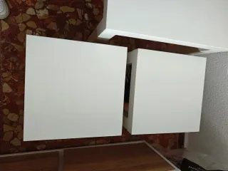 Pack 3 mesitas auxiliares blancas