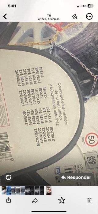 Cadenas para nieve RD-9 talla 90