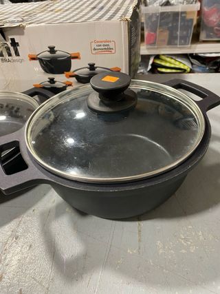 Conjunto panelas BRA Effi alumínio fundido