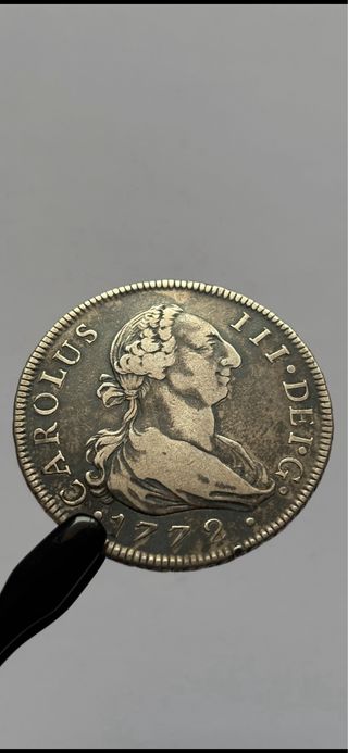 8 Reales 1772 (MBC/MBC-) Sevilla Carlos III