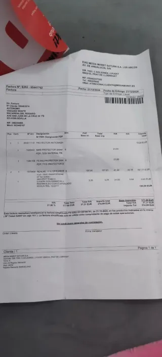 Móvil blanco como nuevo