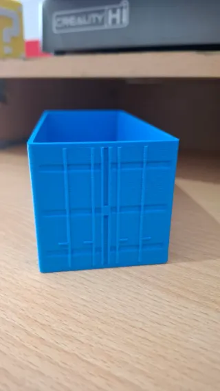 Hucha Contenedor Azul