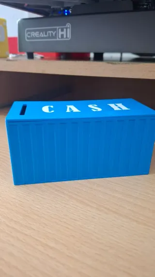 Hucha Contenedor Azul