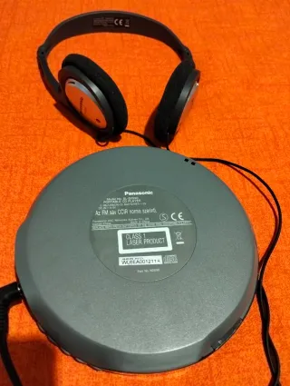 Lettore CD MP3 Panasonic SL-SV590 + Cuffie