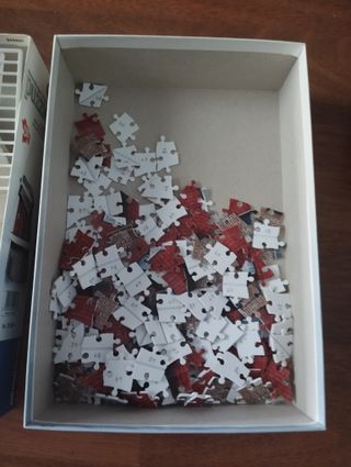 Puzzle 3D Ravensburger y cartón pluma