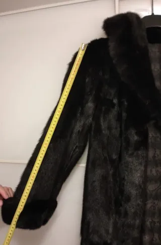 Cappotto donna in pelle nera