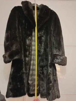 Cappotto donna in pelle nera