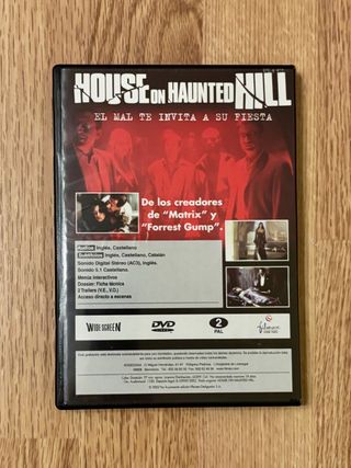 House on Haunted Hill DVD Terror