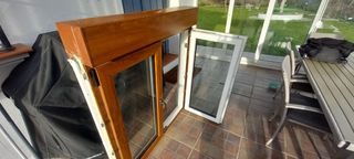 Ventana PVC con persiana motorizada