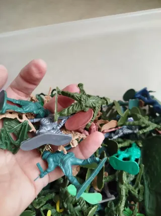 Lote Juguetes Militares Plástico