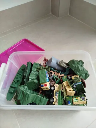 Lote Juguetes Militares Plástico