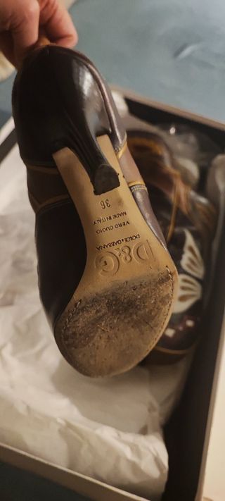 Stivali texani tacco alto Dolce & Gabbana