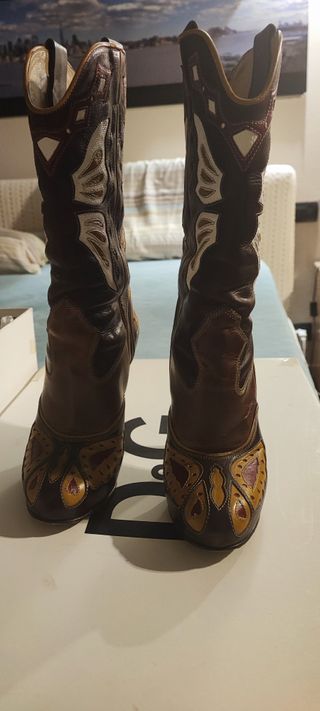 Stivali texani tacco alto Dolce & Gabbana