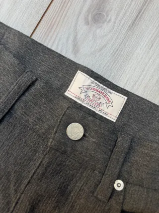 Pantalón Giorgio Armani Gris Oscuro