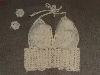 Top Crochet Hecho a Mano ajustable