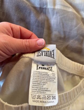 Pantaloni bianchi Everlast