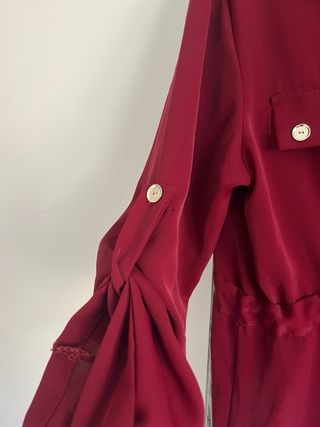 Vestido casual rojo talla única