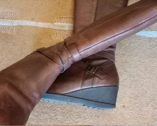 Botas altas de señora marrones