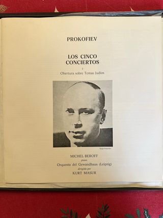 Vinilo Prokofiev: Los Cinco Conciertos