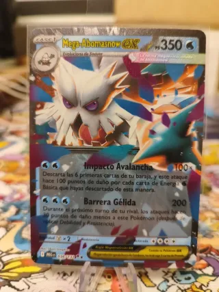 Carta Pokémon Mega-Abomasnow EX 036/132