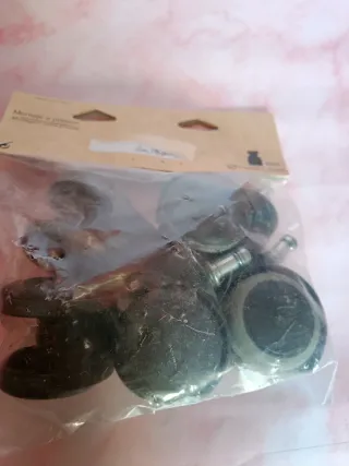 5 Ruedas Silla Escritorio Parquet Montaje Presión